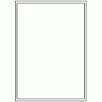 407-01 Rectangle Label 200mm x 283mm