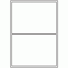 408-02 Rectangle Label 200mm x 140mm