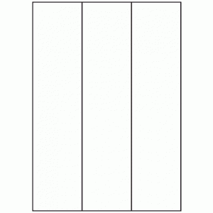 427-03 Rectangle Label 70mm x 295.2mm