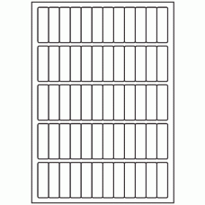 463-60 Rectangle Label 16mm x 52mm