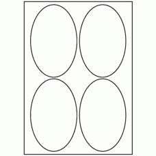 479-04 Oval Label 90mm x 140mm
