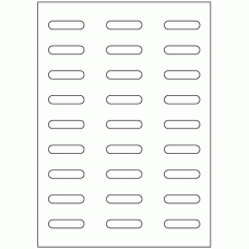 924-27 Rounded Rectangle 43mm x 10mm