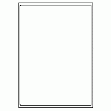 342-01 Rectangle Label 200mm x 283mm